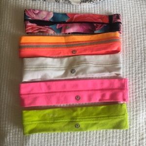 Lululemon headbands (assortment of colors)